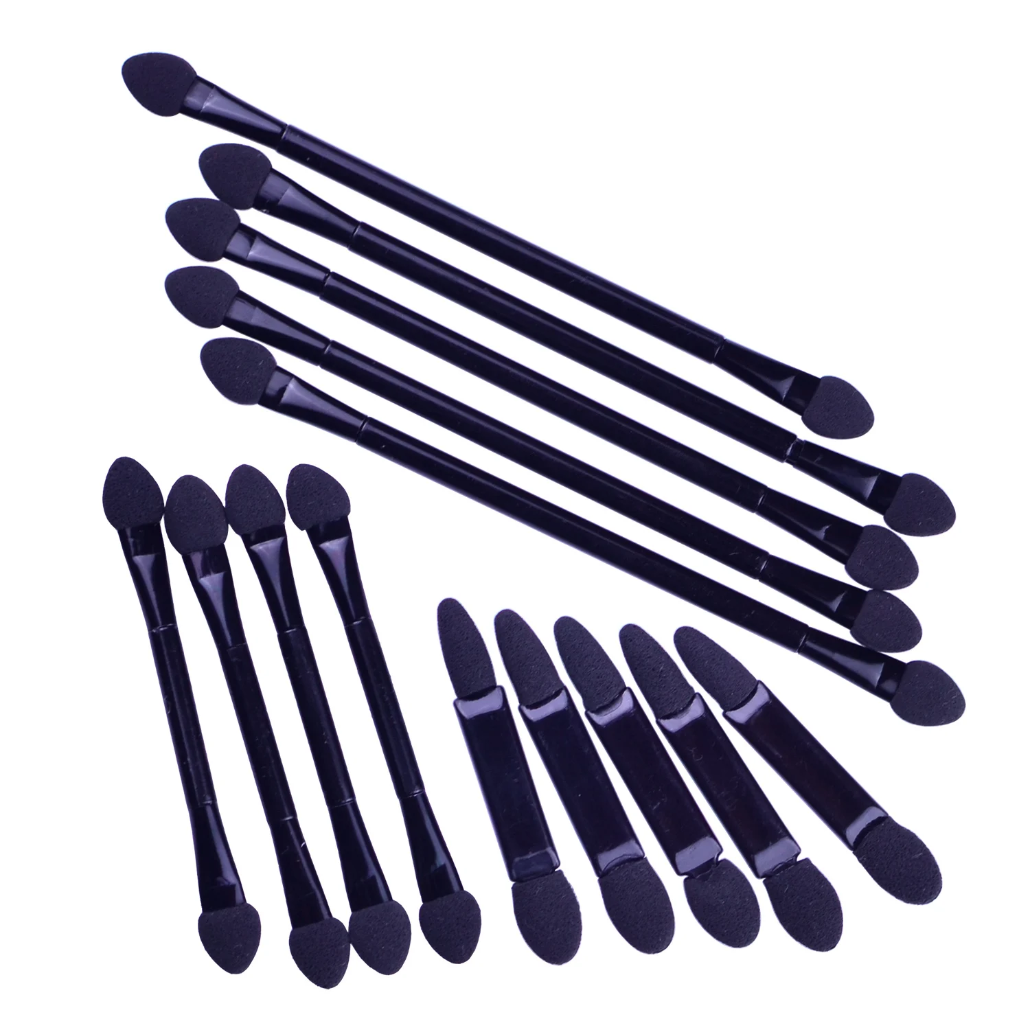 

10Pcs Makeup Double-end Eye Shadow Eyeliner Brush Sponge Applicator Tool