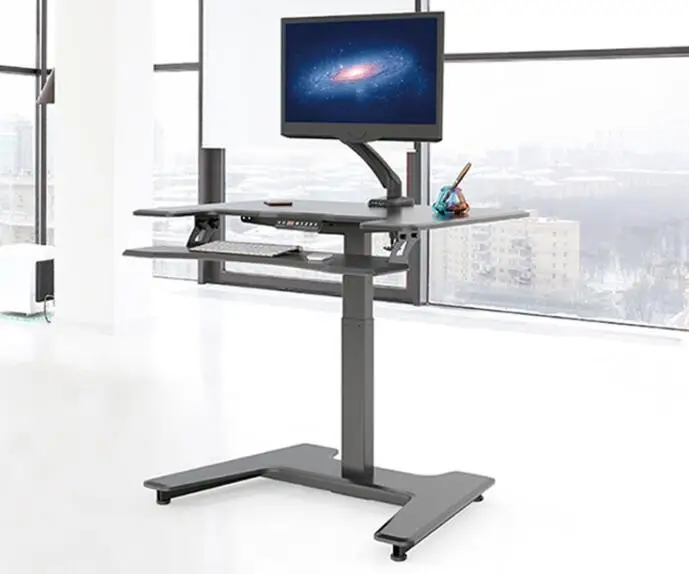  Stand-up automatic lifting table single motor ergonomic electric lifting computer table conference 