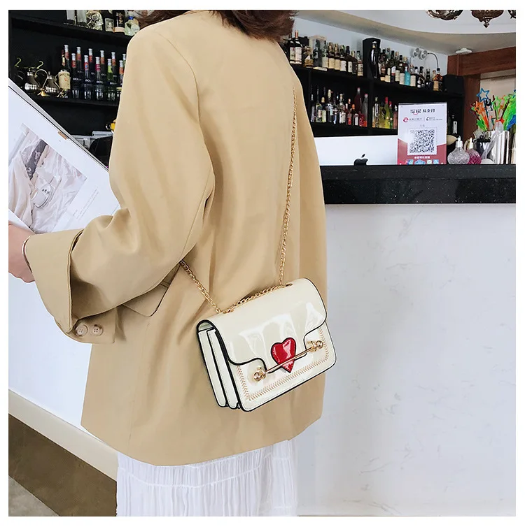 Girls Cute Heart  Bag Pink Crossbody Bao Bao Bag Fashion Designer Shoulder Handbag (6)