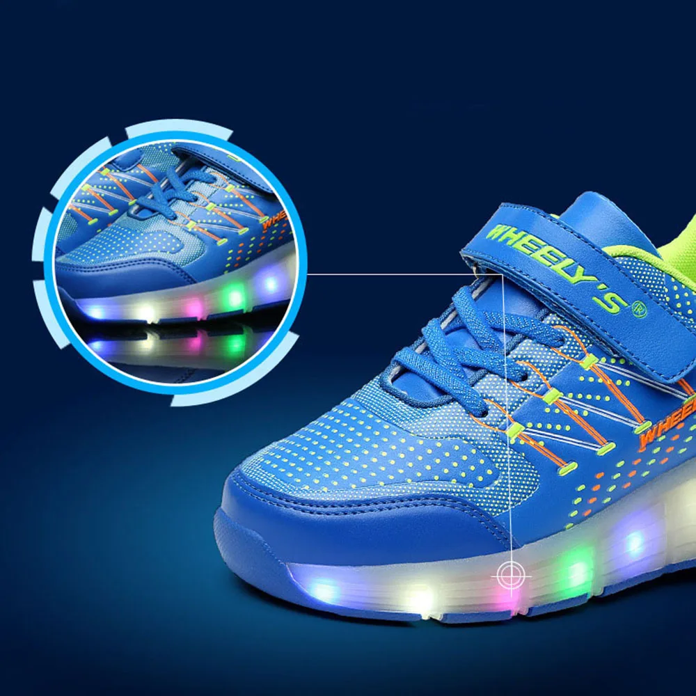 2019 Luminous Sneakers Kids Glowing Sneakers With Wheels Roller Skate Shoes Kids Shoes Led Light Up Shoes For Boys Girls 2019 Luminous Sneakers Kids Glowing Sneakers With Wheels Roller Skate Shoes Kids Shoes Led Light Up Shoes For Boys Girls
