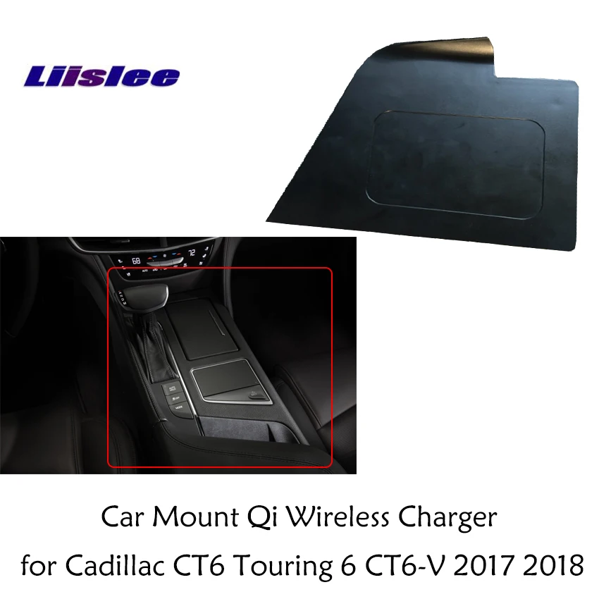 Car Mount Qi Wireless Charger for Cadillac CT6 Touring 6 CT6-V 2017 2018 Wifi Car Charger Car Quick Charge Fast Mobile