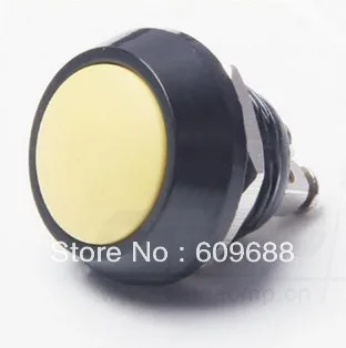 

colorized push button 12mm waterproof anti-vandal metal switch,Screw terminal