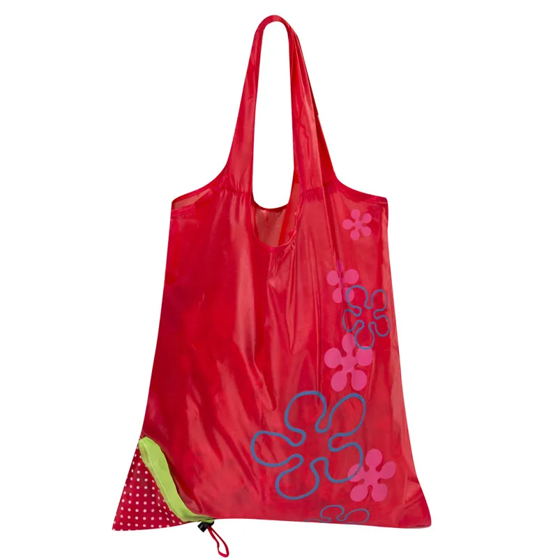 Большая Нейлоновая многоразовая складная Удобная сумка для покупок сумка утилизация отходов сумки новая эко-сумка хозяйственная сумка - Цвет: Красный