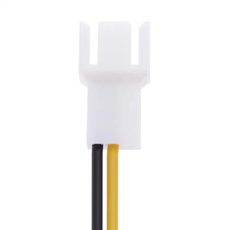 2pcs 4-Pin Molex to 3-Pin Fan Power Adapter Cables for CPU and PC Case Fans Description Image.This Product Can Be Found With The Tag Names Computer Cables Connecting, Computer Peripherals, Fan power cable, PC Hardware Cables Adapters