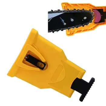 

Chainsaw Teeth Sharpener Portable Sharpen Chain Saw Bar Mount Fast Grinding Sharpening Chainsaw Chain Woodworking Tools