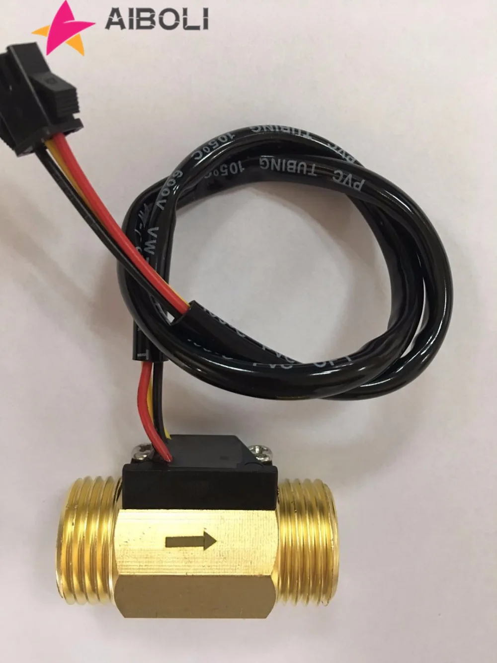 G1/" с водяным охлаждением дизельного латунь Холла турбинный расходомер DN15 OD26.5MM