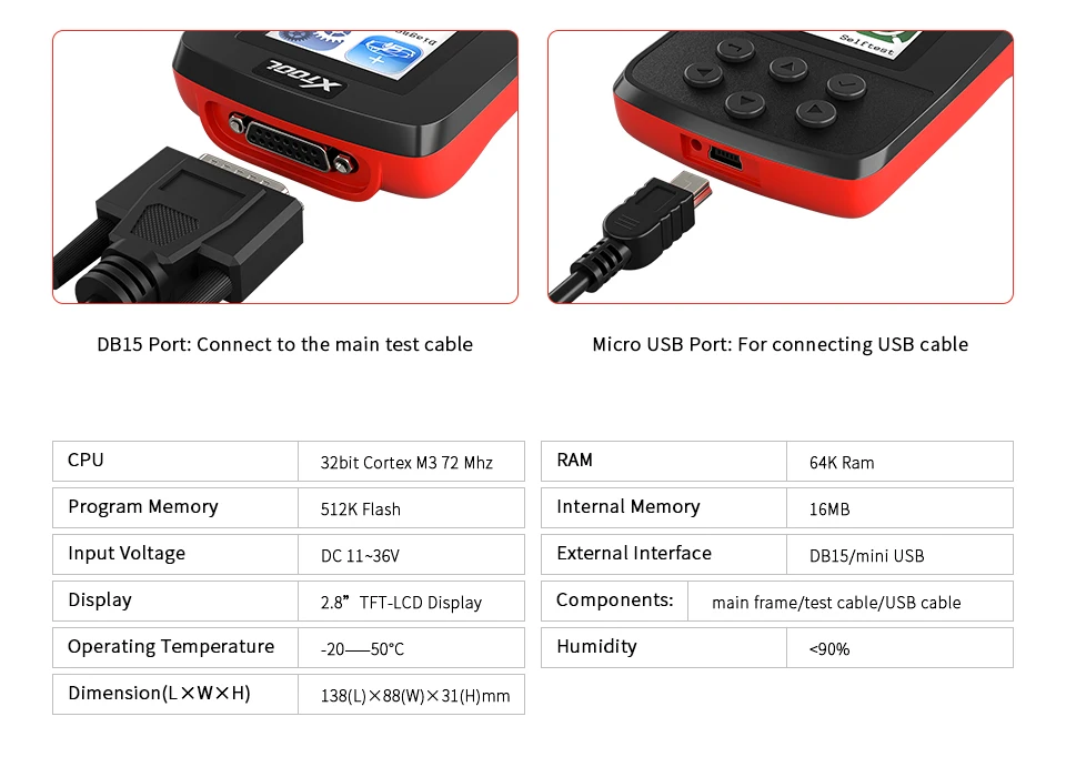 OBD2 XTOOL SD100 полный OBD2 считыватель кодов сканирующие инструменты SD100 OBD2 диагностические инструменты автомобиля лучше, чем ELM327 Многоязычное бесплатное обновление