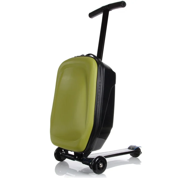 

Scooter Luggage Trolley Case 20 inch student suitcase PC travel luggage boarding box men and women skateboard