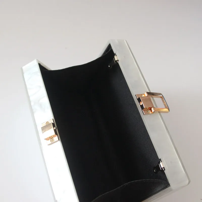 Brand Fashion Woman's evening Bag New Unique Marble Striped Shoulder Bag Elegant Acrylic Bolsa Feminina Handbag Casual Clutch Brand Fashion Woman's evening Bag New Unique Marble Striped Shoulder Bag Elegant Acrylic Bolsa Feminina Handbag Casual Clutch