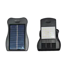Полезная портативная экономия энергии сад 20LED SMD мини клипса с солнечной батареей свет открытый водостойкий настенный светильник свет для
