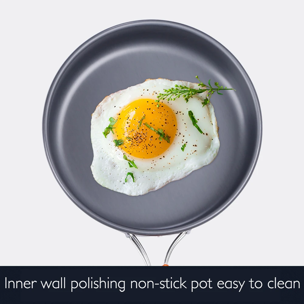 Outdoor Camping Cookware 2-3 People Pot Frying Pans Picnic Set Camping Picnic Tableware For Tourists Tea Kettles For Gas Cooker Outdoor Camping Cookware 2-3 People Pot Frying Pans Picnic Set Camping Picnic Tableware For Tourists Tea Kettles For Gas Cooker