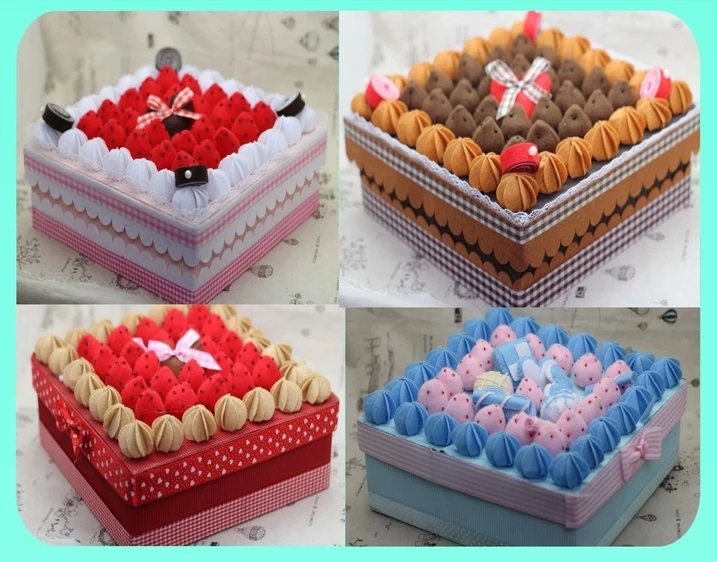 DIY gift present, Handmade Paper Craft,DIY Paper and cloth storage box