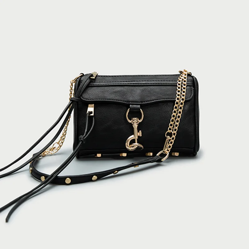 

Luxury Handbags Women Bags Designers SoftT PU Leather Korean Style Crossbody Bags For Women 2019 Rivet Motocycle Flap Bags