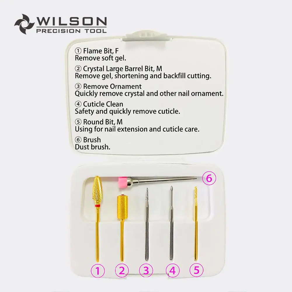 Carbide Bits Prego Broca Kit 6 Pcs-wilson Bit k1 5 High Quality Beleza e saúde