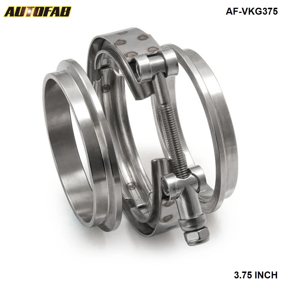 Buy 3.75" V band clamp and flanges Full 304 stainless