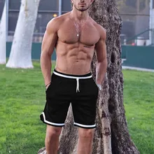 Мужская одежда, повседневные полосатые шорты на завязках с прямыми карманами на молнии, летние модные спортивные пляжные шорты, уличная одежда z0701
