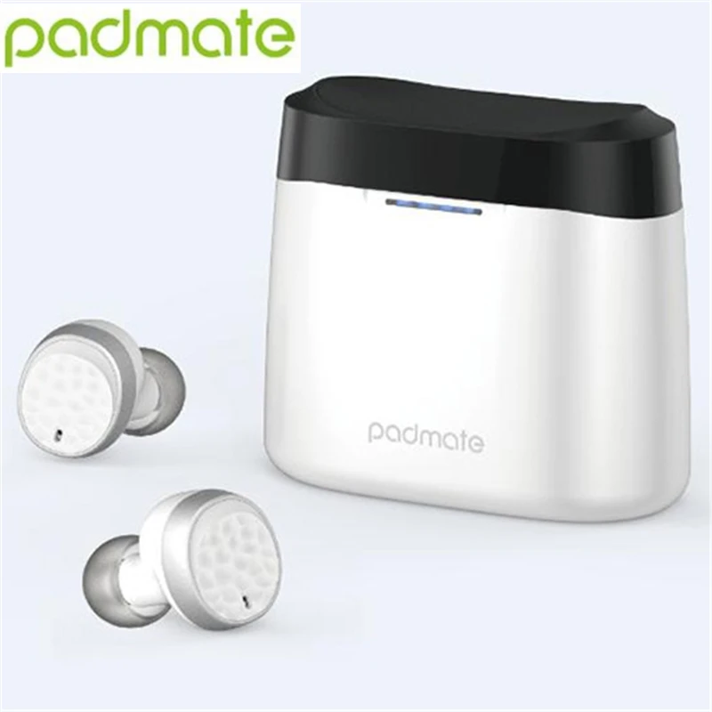 

Padmate T5 TWS Wireless Bluetooth Earphone Stereo Sound Earbuds IPX6 Waterproof Touch Control with Charging Case for Phone