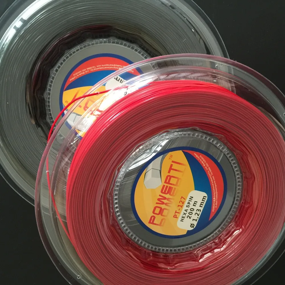 Tennis Racket String, TS 4G 200m Reel Tennis String Line Polyester Tennis String Reel For Gym Sport Outdoor (1.25mm