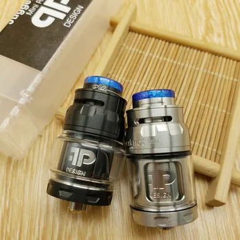 

QP Mini Juggerknot Style 24mm RTA Atomizer Rebuildable Vape Tank Top Airflow Coil Design Dual/Single Coil for 510 e Cigarettes