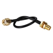 25 см мужчин и женщин RP-SMA FPV-системы RG174 удлинитель 1 шт