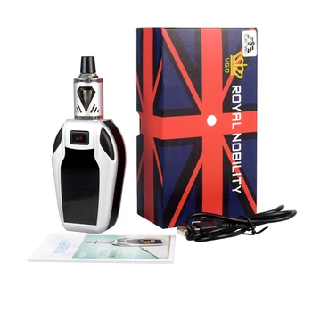 

2018 HOT VGO 80w box mod kit good performance high power electronic cigarette digital display Temperature screen vaporizer kit