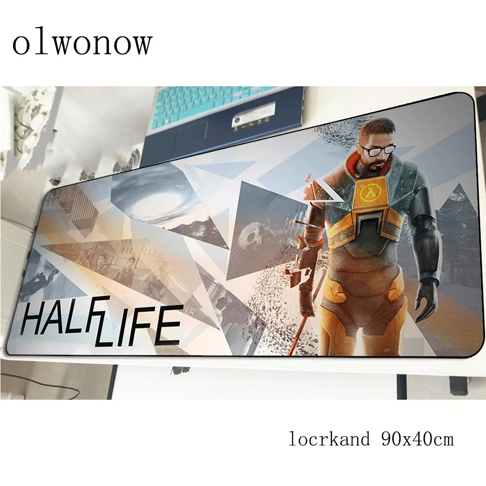 Коврик для мыши half life locrkand 900x400x2 мм коврик лучший игровой геймер высококлассные
