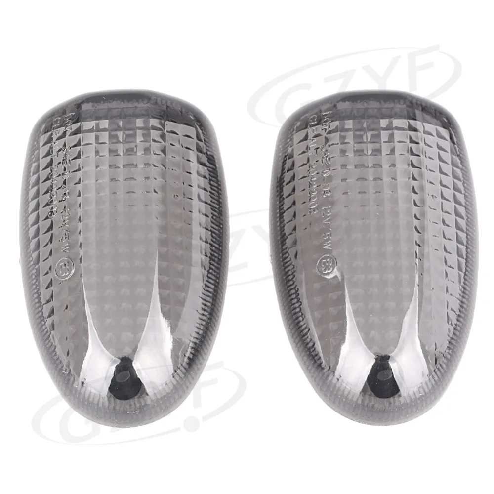 E-Mark Motorcycle Turn Signals Light Turning Lamp Indicator Blinker Lens Cover for BMW K1200RS 1997-2004 & R1150R R1150GS R1200C