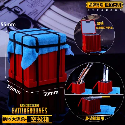 

Game PUBG Playerunknown Battlefield Cosplay Accessories Bandage Airdrop Box 556 762 Bullet Bolster Ashtray cosplay