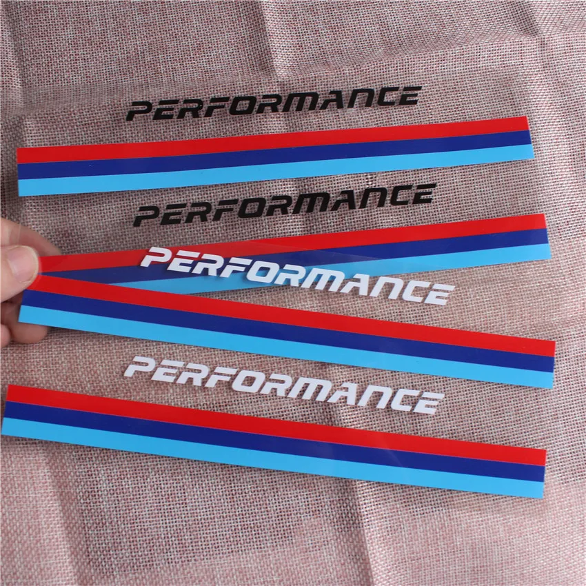 

2pc Performance Motorsports Body Rearview Mirror Sticker Decal Car Styling For BMW M3 M5 X1 X3 X5 X6 E36 E39 E46 E30 E60 E92 f30