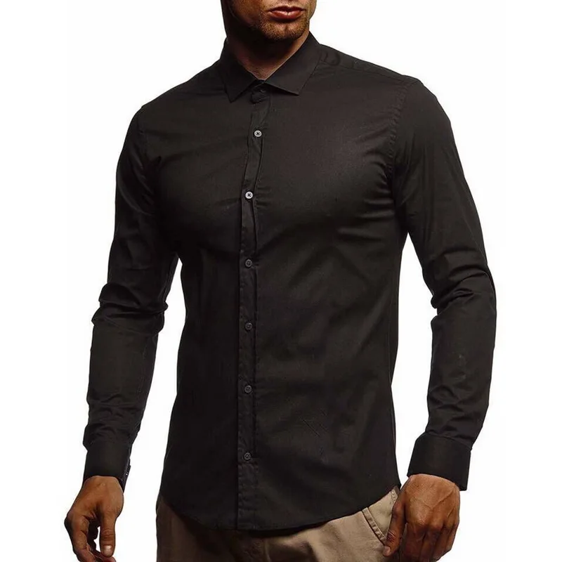 Laamei, мужские рубашки, Camisa Masculina, рубашка с длинным рукавом, мужская, Корейская, приталенная, дизайнерская, формальная, повседневная, мужская рубашка, размер M-3XL