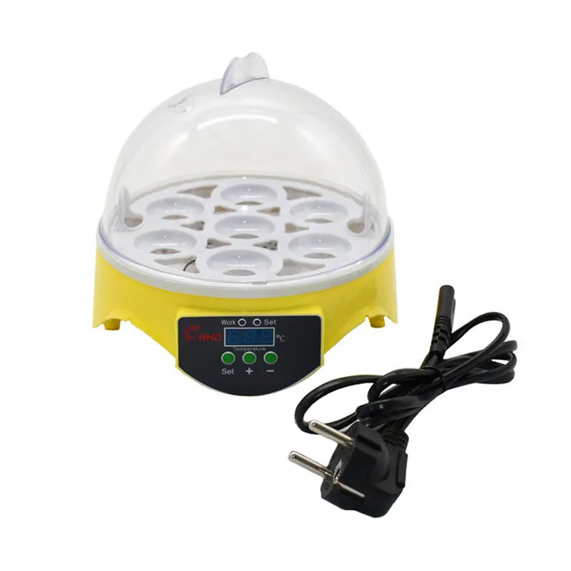 

1set Automatic 7 Eggs Turning Poultry Incubator Digital Temperature Control Hatcher Chicken Duck Bird Hatcher Poultry supplies