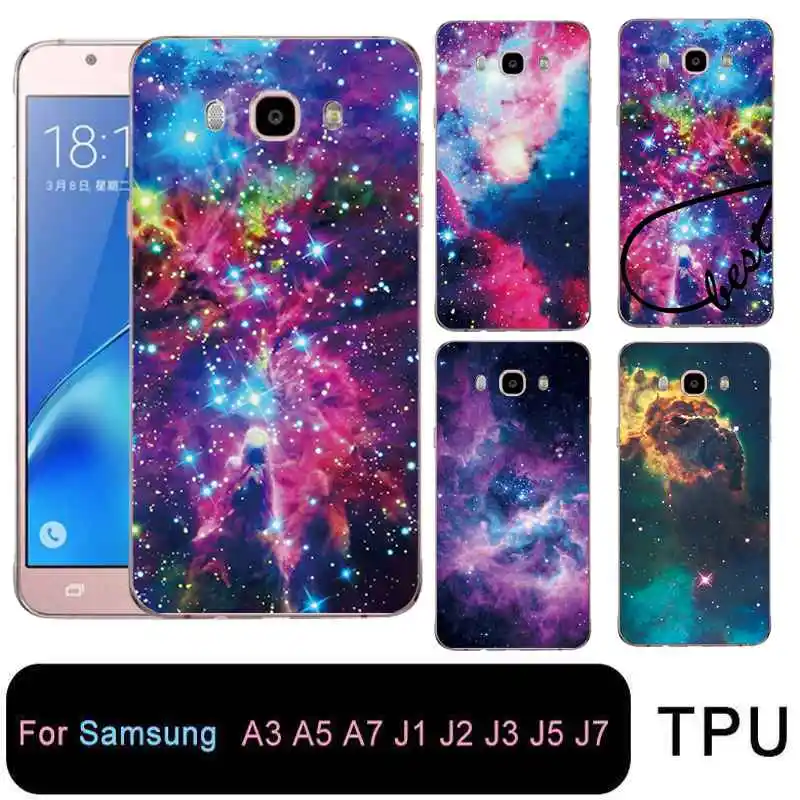 Qmswei Мягкий ТПУ Прозрачный чехол для телефона Samsung Galaxy A3 A5 2016 2017 prime J1 J2 J3 J5 J7