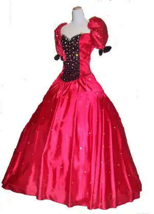 

free shipping 2013 red crystal plus size GWTW SCARLETT GEORGIAN SATIN VELVET BALL GOWN civil war ball gowns prom dresses