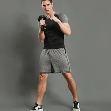Мужские шорты для бега быстросохнущие дышащие тренировки для бега спортивные Бодибилдинг Карманный теннисный зал тренировочные шорты для мужчин фитнес