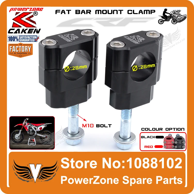 Заготовка руля жир бар стояки 28 мм Крепление зажим CR CRF CR125 CR250 CRF250R CRF450R CRF250X CRF450X