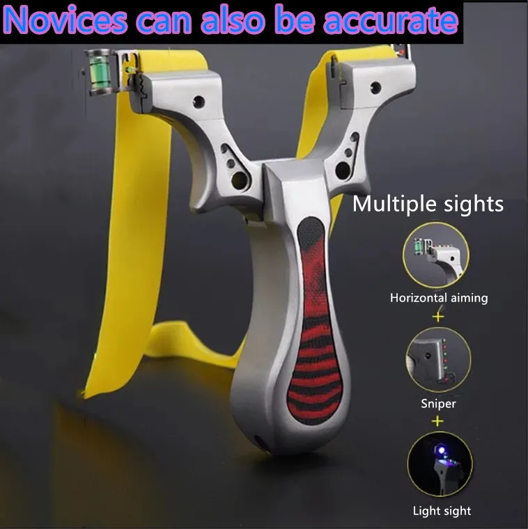 

Slingshot Catapult Hunting High Quality Stainless steel With Rubber Band Outdoor Shooting Game sling shot slingshot