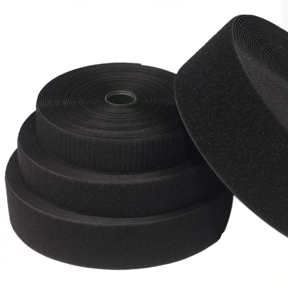 

5Meter/pairs 16/20/25/38/50/100mm adhesive Hook and Loop fastener Tape Sewing-on the hooks velcros adhesive Magic tape DIY