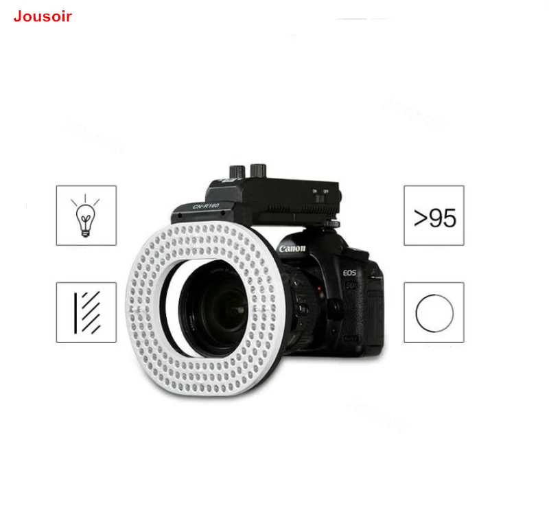 CN-R160 светодиодный кольцевой светильник для фотосъемки, светильник для съемки, лампа для зеркальной камеры, ювелирное изделие, лампа для фотосъемки, Макросъемка CD50 T01