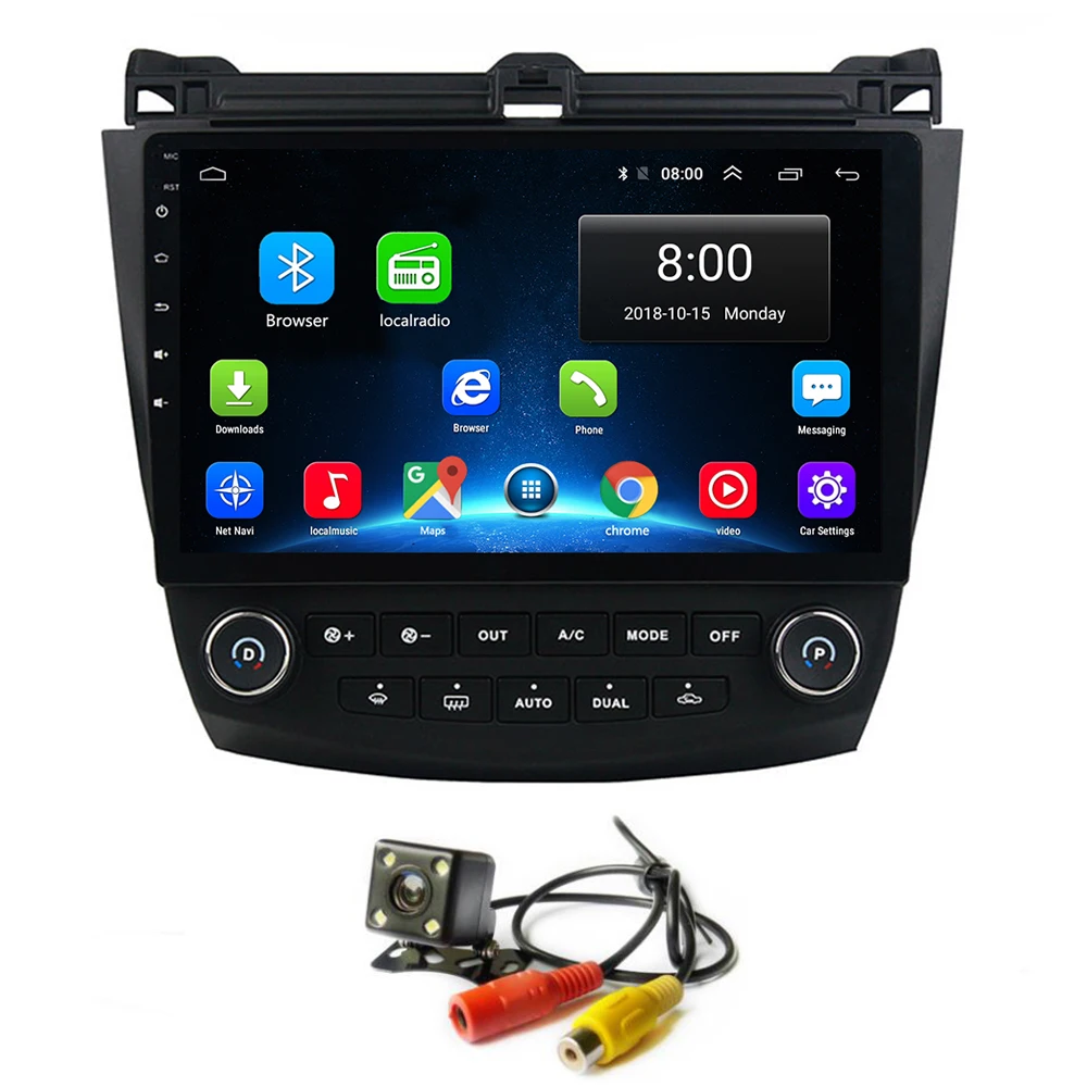Android 8 1 автомобильный проигрыватель с радио и gps для Honda Accord 7 2003-2007 мультимедиа