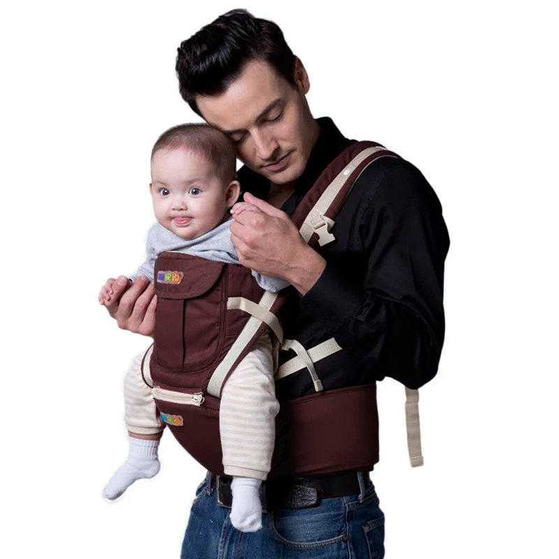 Baby Carrier Multifunction Cotton Hip Seat Baby Care Ergonomic Design Toddler Sling Wrap Rider Infant Protection Backpack BB3047 (5)