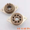 Brand new 8 pin octal electron tube sockets for EL34 KT88 6V6 GZ34 6550 KT120 EL37 GZ32 HIFI vintage amplifier DIY PCB mount ► Photo 1/3