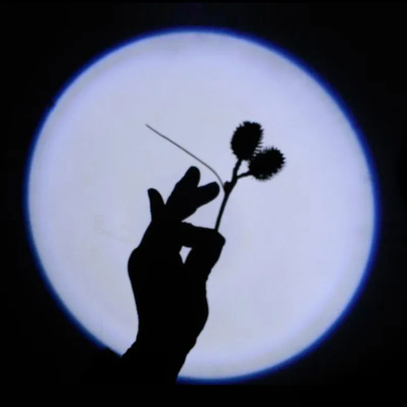 Mini Round Moon Shape 1000LM LED Lights Flashlight Focus Torch Lamp Flashlights