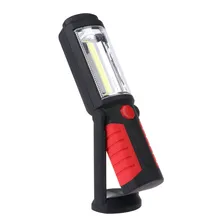High Quality 360 Degree COB LED Magnetic Work Light Stand Hanging Hook Flashlight Red/ Blue Outdoor Light