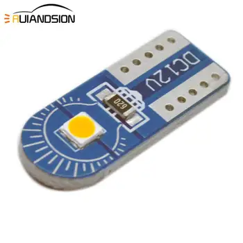 

1PC 0.6W 3030 2SMD 150LM T10 W5W LED Car Clearance Lights Reading Lamp Auto Vehicle Dome Door Map Bulb Accessories 6000K Yellow