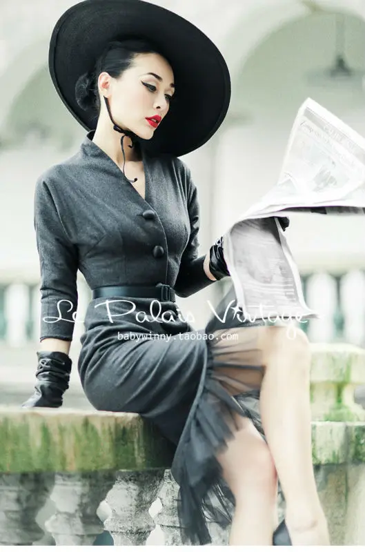 winter retro dresses