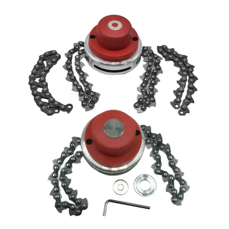 Goedkoop Grasmaaier Trimmer Head Coil Ketting Bosmaaier voor Tuin Gras Bosmaaier Grasmaaier Gereedschap Onderdelen Tuin Gereedschap Accessoire 2 size