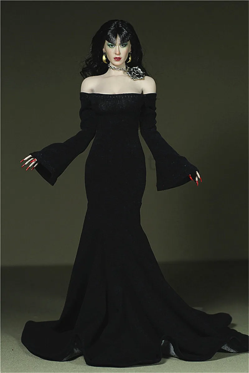 Black Rose 1/6 весы двушовные перетаскивания юбка платье для детей возрастом от 12