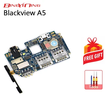 

BingYeNing Original mainboard 1G+8GROM Motherboard flex cable board for Blackview A5 Android 6.0 MediaTek MT6580 Octa Core Phone