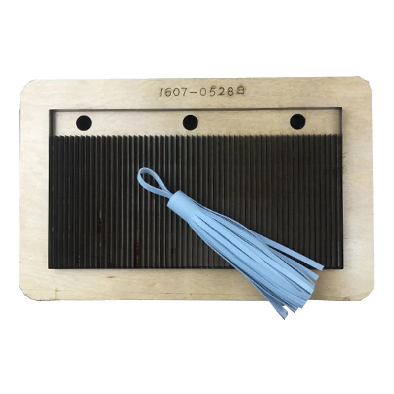 

Japan Steel Blade Tassels Template Made Wood Dies Cut Knife Mould Punch Tools Stencil Multi Size for Option Leathercraft Pattern