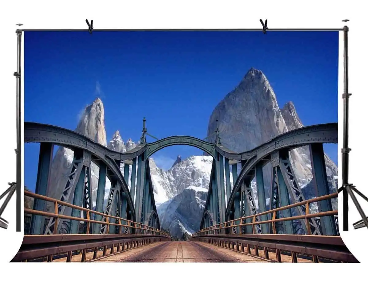 

7x5ft Natural scenery Backdrop Dangerous suspension bridge natural scenery background and Studio Photography Backdrop Props